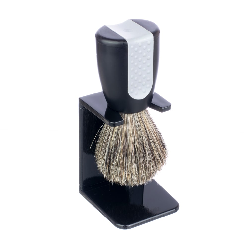 Shaving set - brush with stand and shaving cream in a tube 30260