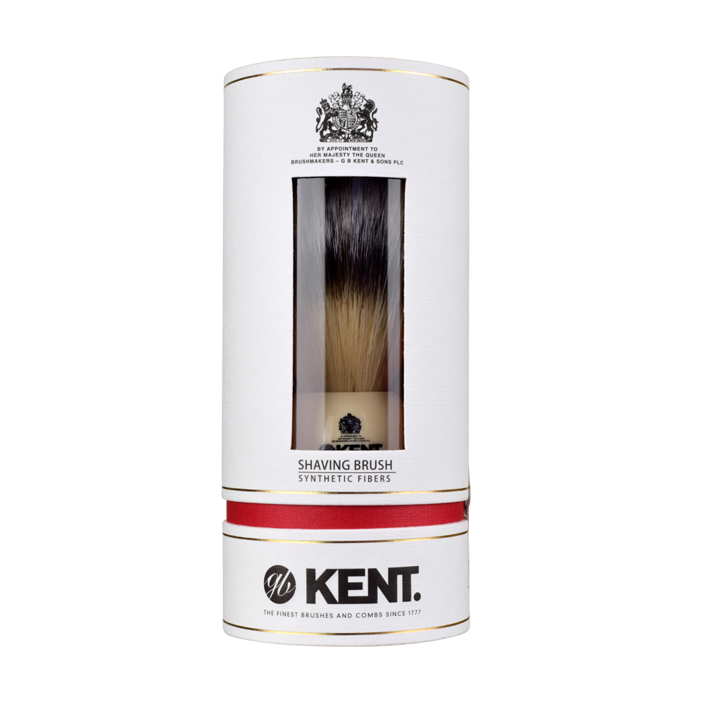 KENT Shaving brush Medium Synthetic, BK8S, medium size, ivory handle 34434