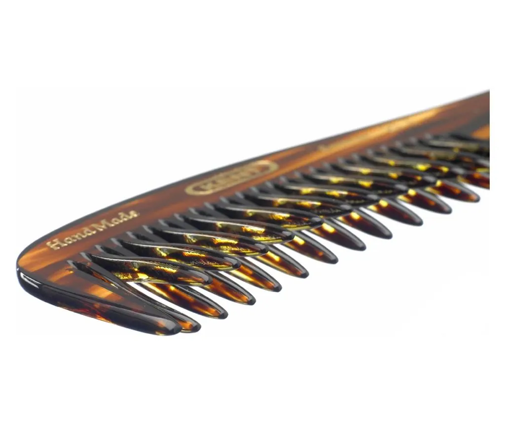 KENT Hair comb, double row, handmade, 195mm, 21T 32239