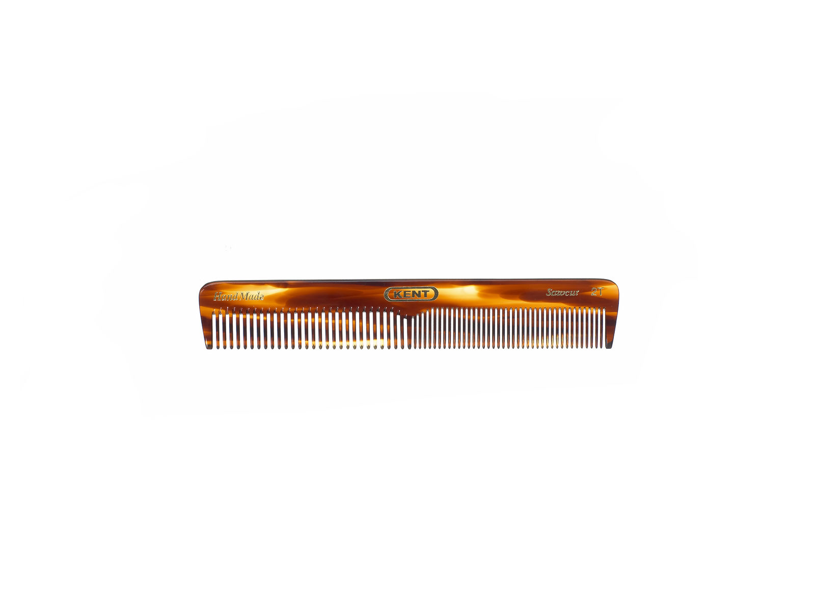 Pocket size hair comb - handmade 154 mm, 2T