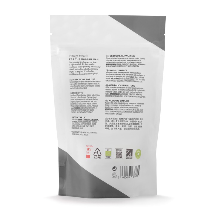 Beard shampoo filler, 300 ml
